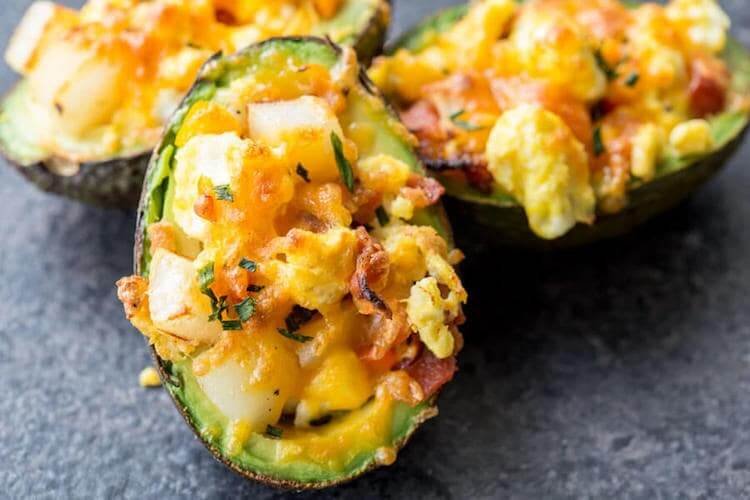 Breakfast Stuffed Avocados Min